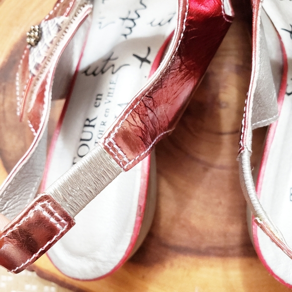 UTV | FEMININE MARY JANE METALLIC ROSE SNAKESKIN - Picture 10 of 15